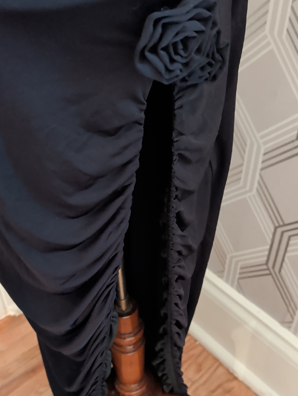 Meshki Black Maxi Dress - Picture 6 of 13